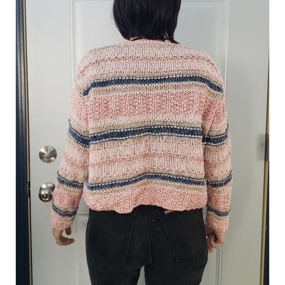 90s Liz Claiborne Pink Silk Blend Sweater - Picture 3 of 4